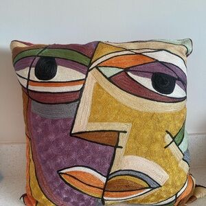 Abstract Multicolor Decorative Pillow
